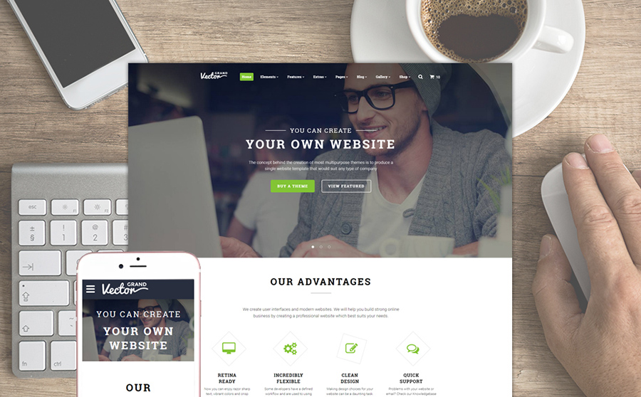 Manager Website Template    