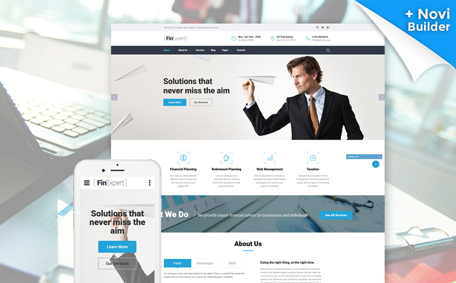 Business Advisor Web Template    