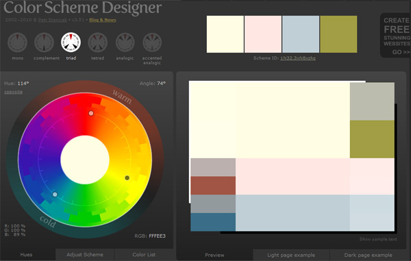 Color Scheme Designer 3