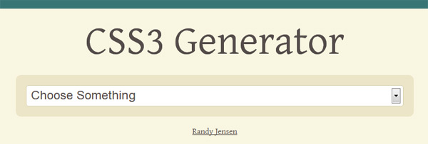 CSS3 Generator