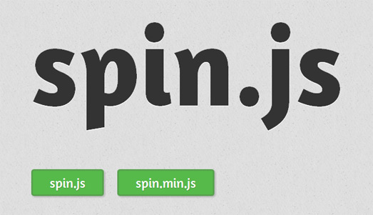 spinjs - spinning activity indicators without images