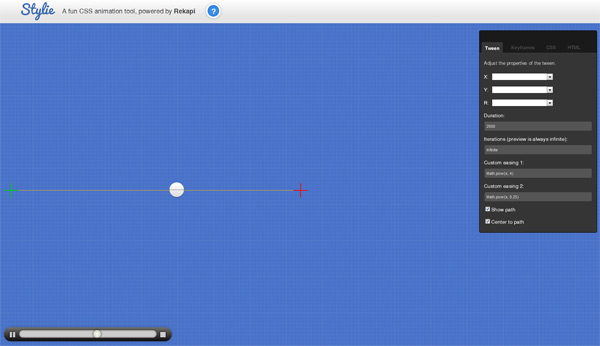 Stylie - A fun CSS animation tool