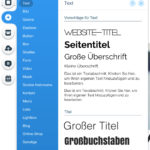 Inhalte hinzufügen mit Wix