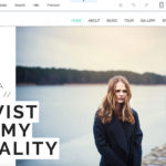 Beispiel eines Blog-Designs von Wix
